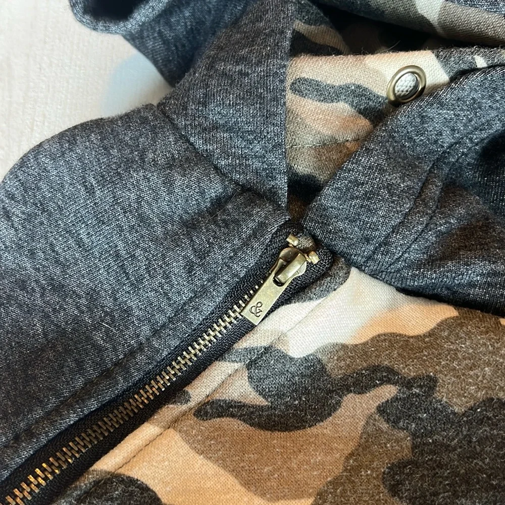 Women’s Camo Camouflage Hoodie Hooded Sweatshirt - Picture 6 of 7